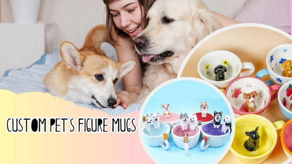 Handmade Ceramic Custom Pet Mugs – Unique & Adorable Gifts! 