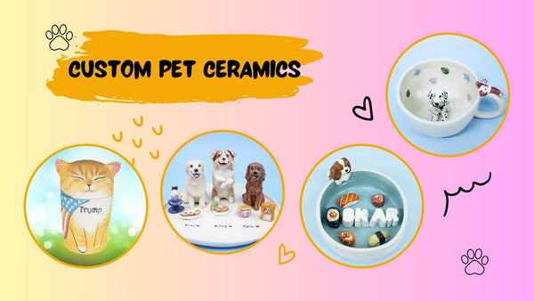 Custom Pet Ceramics - Mugs, Bowls, Plates and urn