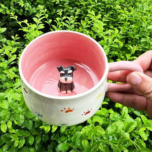 Sitipot Custom Hand-painted Paws Print Pet's Figure Mugs