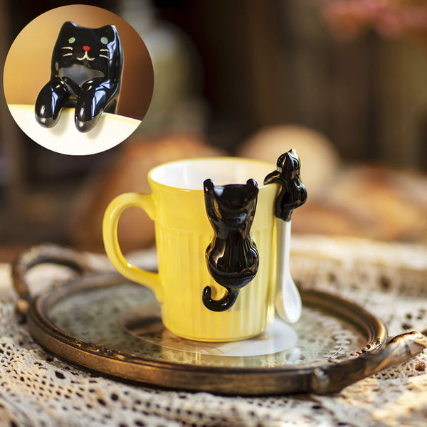 Sitipot Handmade Custom Climbing Pet's Figure Mug