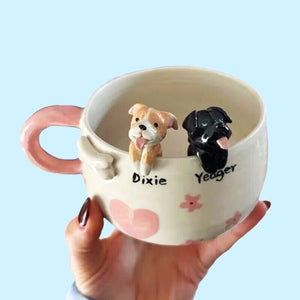 Sitipot Personalized Handmade Custom Pet's Figure Ceramic Mug