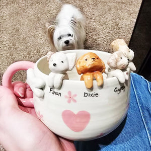 Sitipot Personalized Handmade Custom Pet's Figure Ceramic Mug