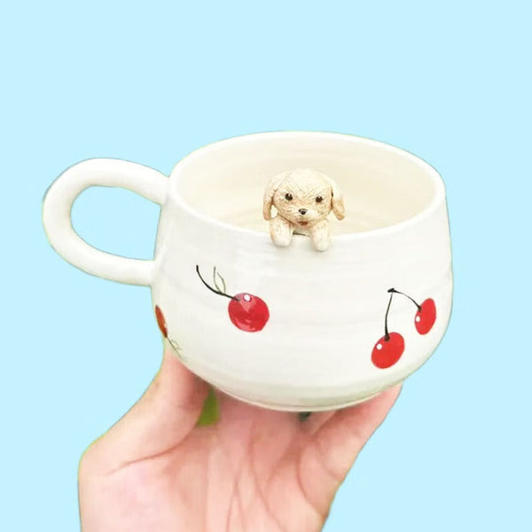 Sitipot Personalized Handmade Custom Pet's Figure Ceramic Mug