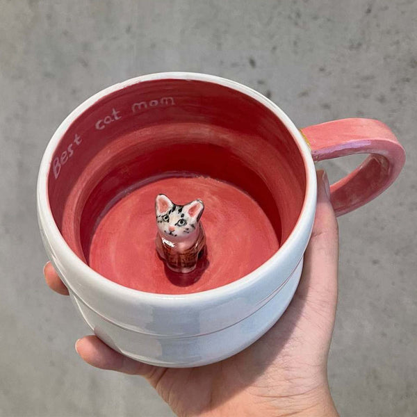 Sitipot Adorable Handmade Custom Pets Bubble Mug