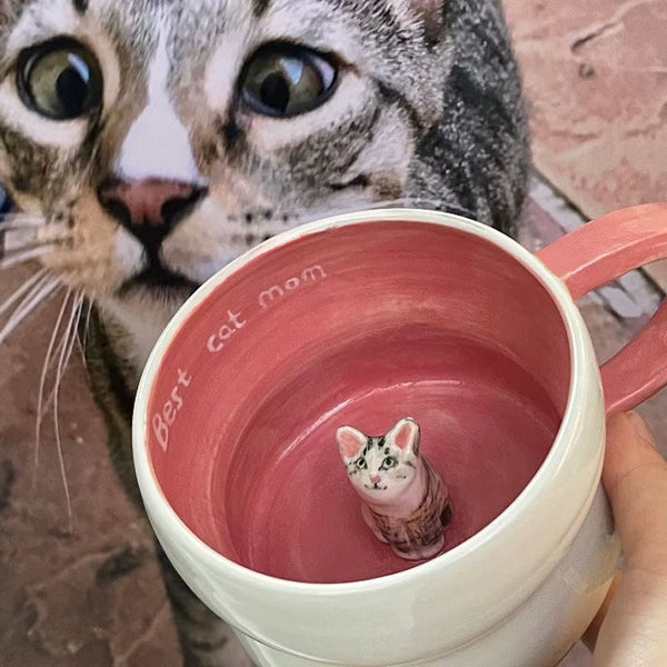 Sitipot Adorable Handmade Custom Pets Bubble Mug