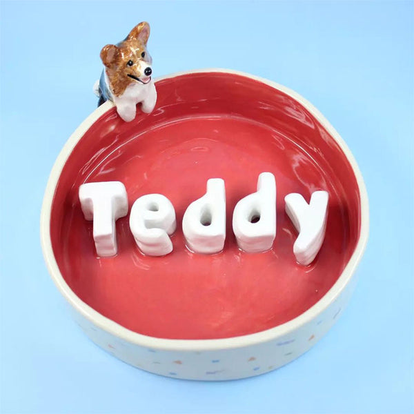 Sitipot Handmade Ceramic Custom Pet Food Bowl