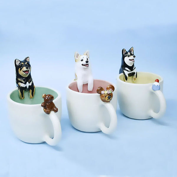 Sitipot Custom Handmade Pet's Figure Ceramic Mug