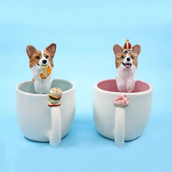 Sitipot Custom Handmade Pet's Figure Ceramic Mug